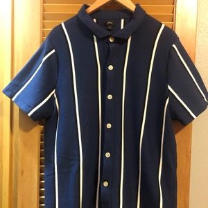 J Crew mens cotton short sleeve button up